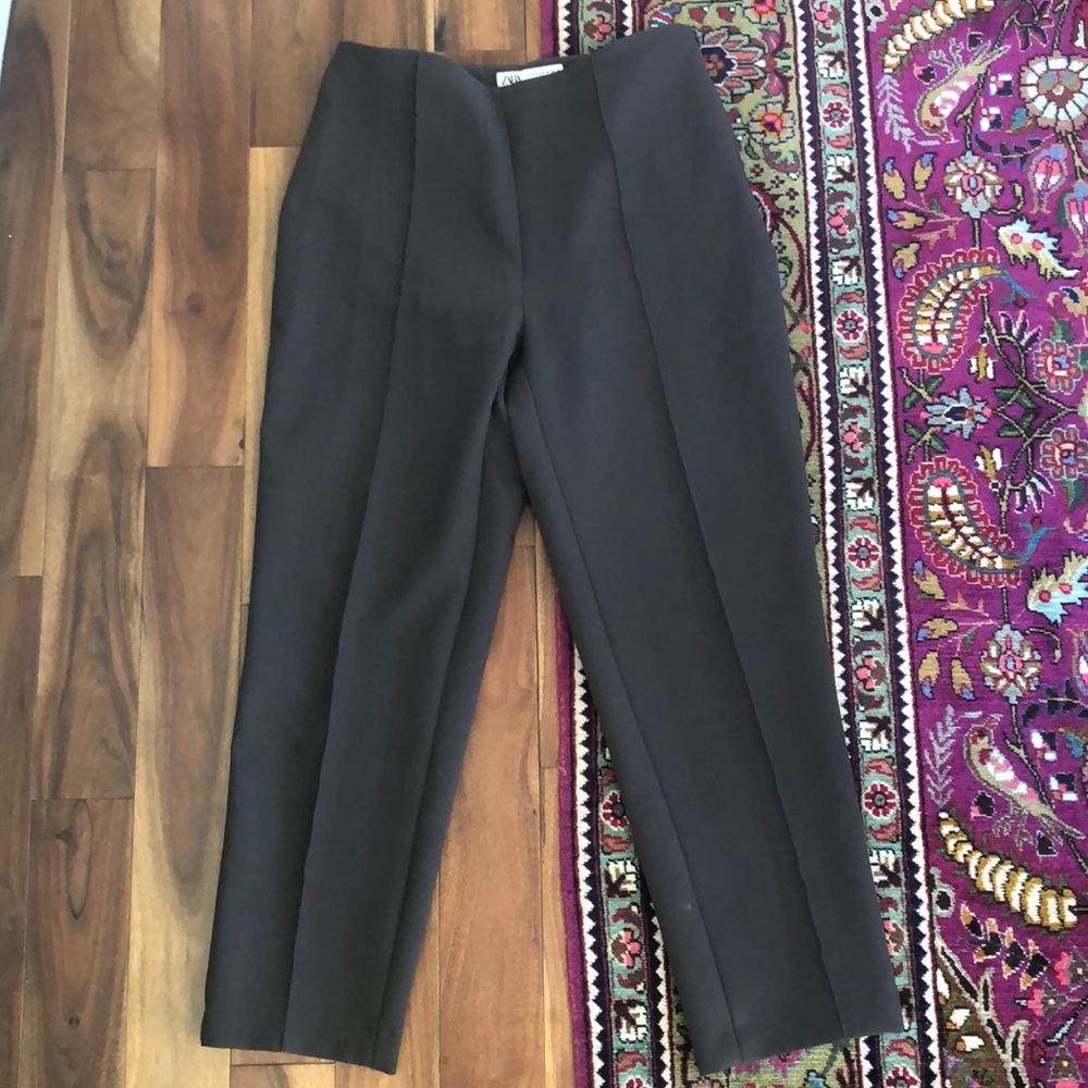 Zara espresso pencil trouser